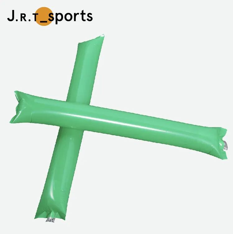 JRT फुटबॉल खेल शोर निर्माताओं लोगो मुद्रित सस्ते Inflatable जयकार छड़ी