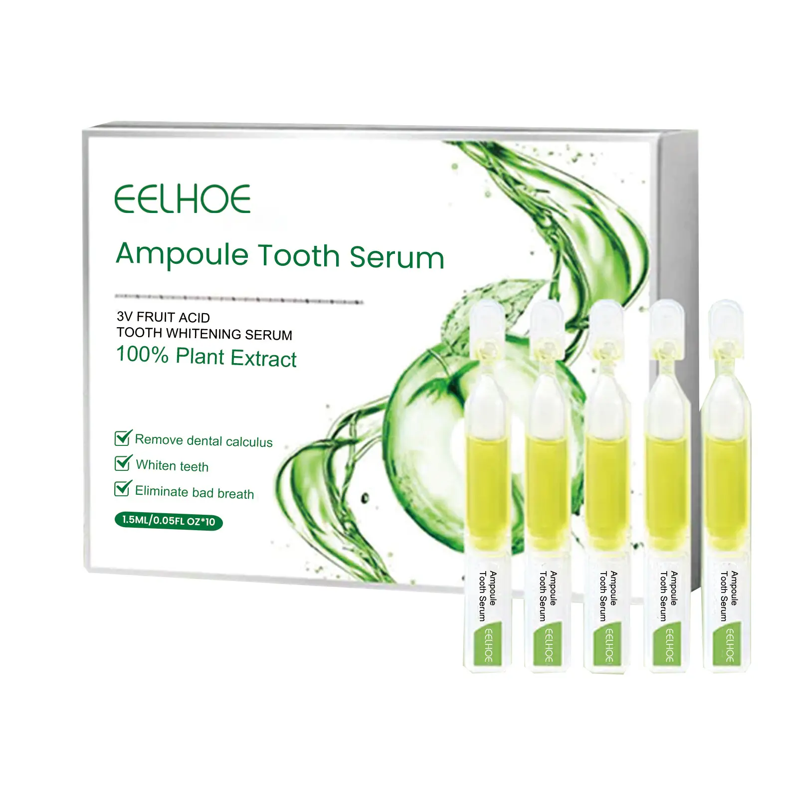 Factory Direct Teeth Care Bad Breath Removal Anti-bacterial Oral Care Serum Effective Teeth Whitening Serum