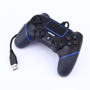 Venta al por mayor de alto rendimiento con cable de doble vibración controlador de juego para PS4 indicador LED USB Cable Joystick Gamepad para PS3/PC/TV - Product Image 4