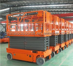 <strong>Load</strong> 230KG Aerial Work <strong>Platform</strong> Self-Propelled Hydraulic Scissor Lift <strong>Platform</strong> Table 6M 8M 10M Electric Scissor Lift - Product Image 6