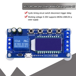 Micro-USB-Digital-LCD-Anzeige Zeit verzögerung relais modul DC 6-30V Steuerung Multifunktions-Timer-Schalter Trigger-Zyklus-XY-LJ02 - Product Image 1