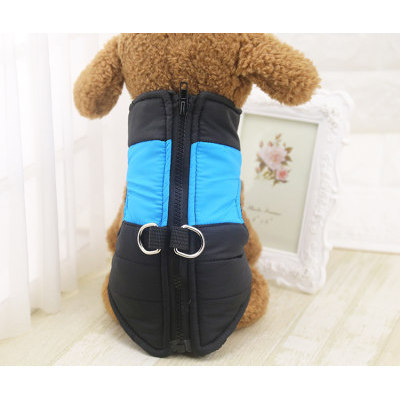 Gilet en duvet bleu-noir