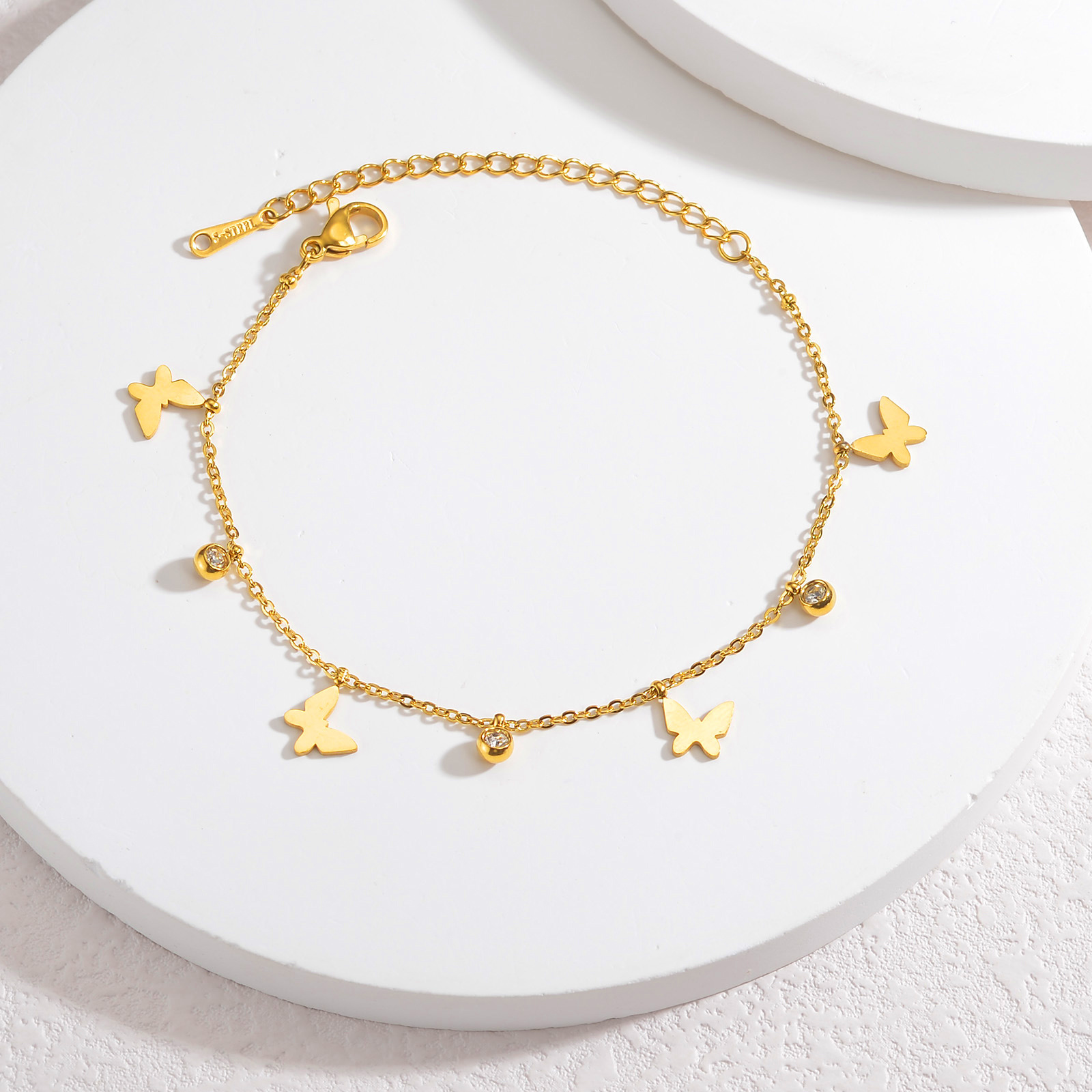 Pulsera mariposa - 18k