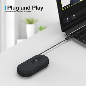 Altavoz y micrófono con cancelación de videoconferencia USB con arreglos de micrófono integrados de procesamiento de audio inteligente - Product Image 3