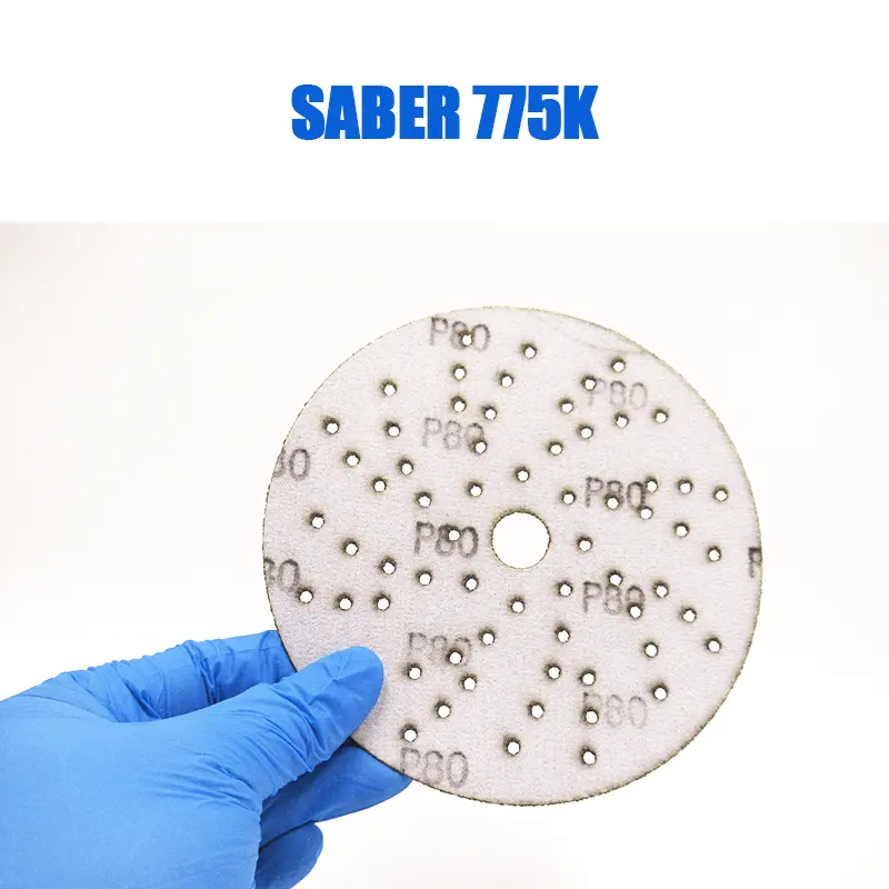 65 Gaten Disk Multi Gaten Film Schurende Disc Keramische Schuurpapier Beter Stof Absorptie Anti Blocking 6Inch 150Mm Paars disco