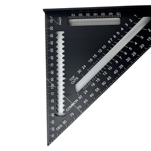 7-inch Hợp kim nhôm kim loại tam giác thước đo công nghiệp thợ mộc đo bố trí công cụ cho DIY chế biến gỗ OEM - Product Image 6