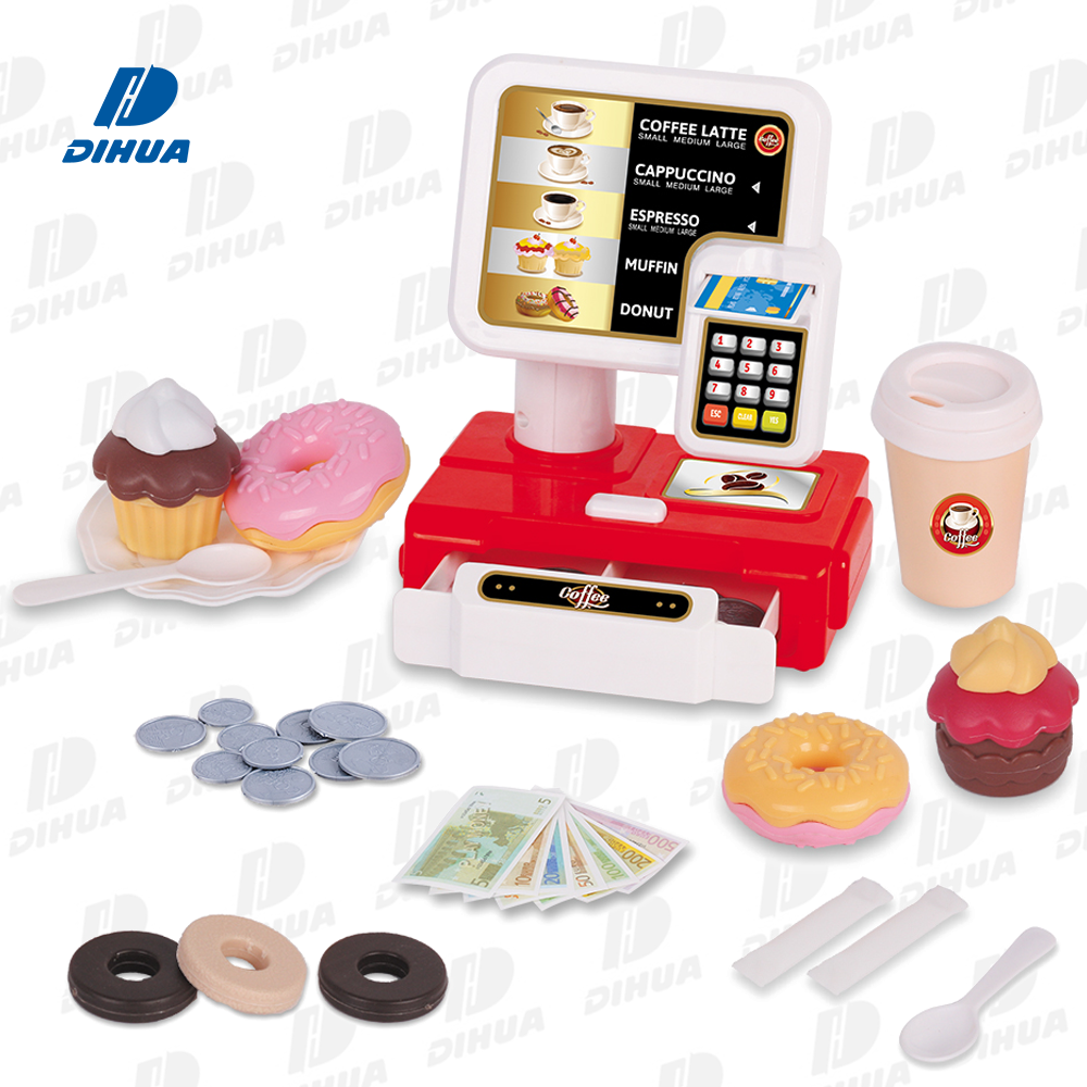 Coffee Shop Kitchen Toy Cash Register