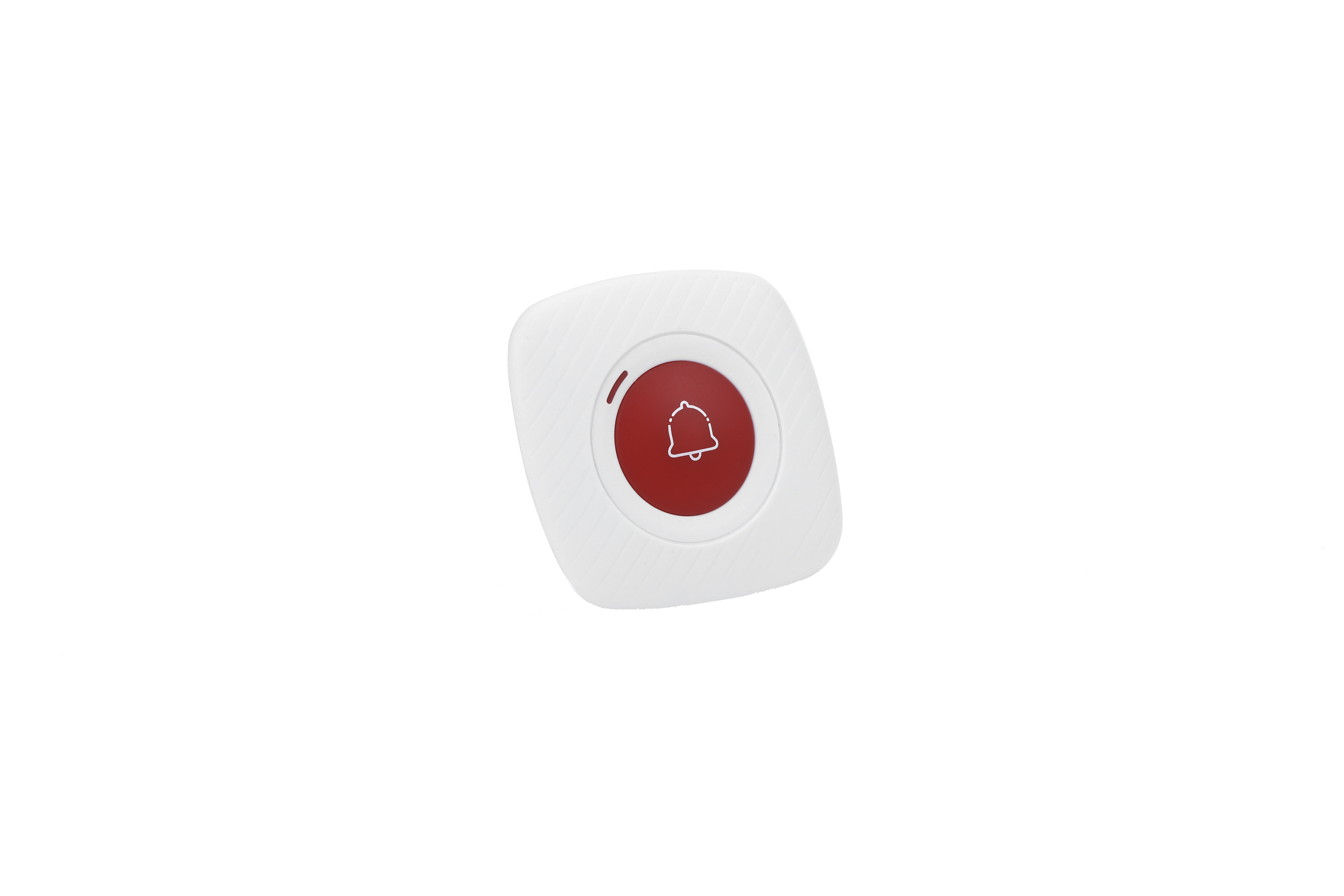 WHITE and red button