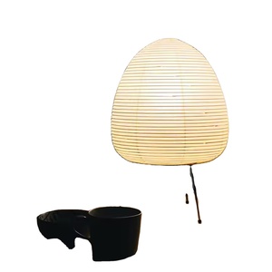 Japon tasarım pirinç kağıt fener <span class=keywords><strong>Led</strong></span> masa lambası Tripod sanat masası iç mekan lambası dekorasyon