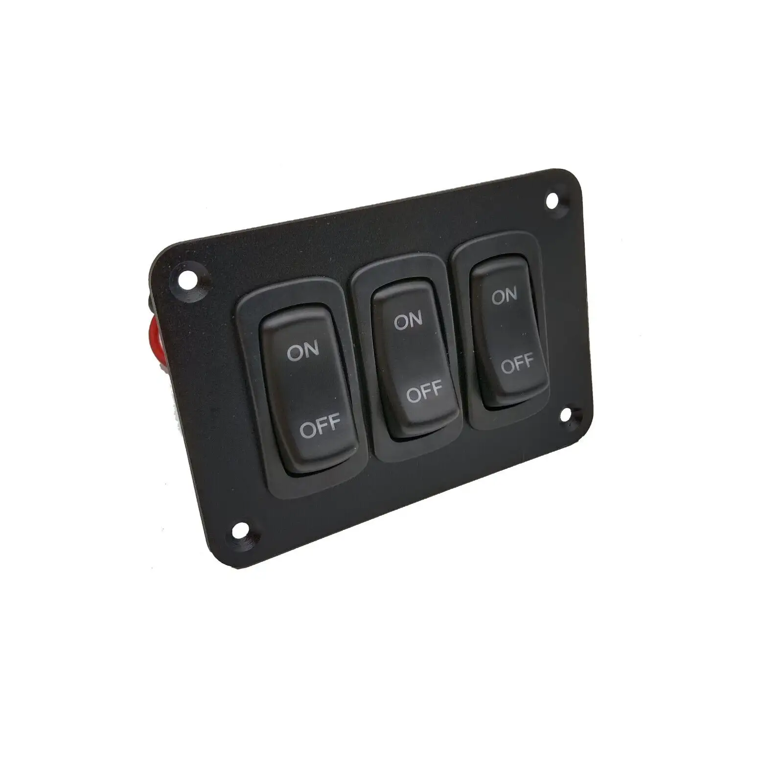 Panel de interruptor de palanca combinado LED de 12V/30A, encendido de coche de carreras, encendido y apagado del motor