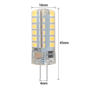 หลอดฮาโลเจนเทียบเท่า G4ไม่มีไฟกะพริบ LED ราคาถูก Ac220v แรงดันไฟฟ้าต่ำ5W ซิลิกาเจล115W LED ไฟข้าวโพด AC DC 12V - Product Image 2