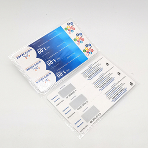 Kunden spezifische Druckpapier-Rubbel karte mit eindeutigem Code und Seriennummer - Product Image 1