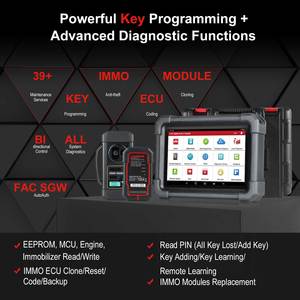 LAUNCH X431 IMMO Plus mit Xprog4 3-in-1 Wegfahr sperre ECU Klonen Diagnose tools Schlüssel programmierer - Product Image 5