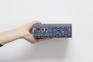 Bajo consumo Intel Atom Celeron J3455 Pentium J4205 Mini Box PC Industrial 2LAN 4COM 4USB 1HDMI 8GB Computadora integrada RS232 RS485 - Product Image 2