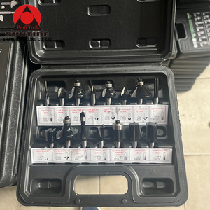 15pcs刳刨机钻头套装1/4英寸柄硬质合金铣刀刳刨机钻头套装木工刀具雕刻刀具 - Product Image 5
