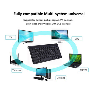 Miniteclado inalámbrico portátil de 2,4 GHz, conjunto combinado de ratón para ordenador portátil, escritorio, Windows, Mac, PC y Notebook