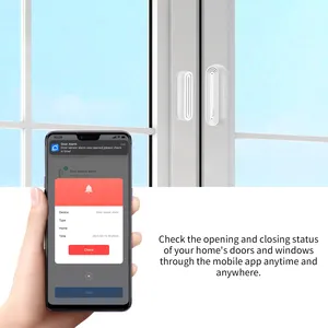 WiFi门传感器报警，图雅智能窗接触传感器应用免费实时发送警报，无线家庭安全系统 - Product Image 4