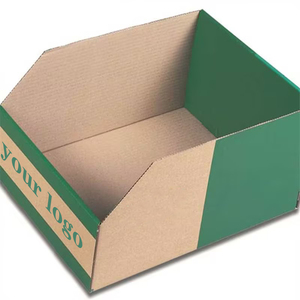 100% 可回收定制尺寸纸板箱储物盒堆叠牛皮纸盒 - Product Image 4