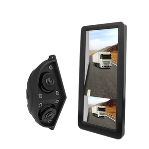 Monitor de 12,3 pulgadas, cámara de visión trasera inversa, impermeable, visión nocturna IR con Cable de 20M y 4 pines para RV, autobús, remolque, camión - Product Image 1
