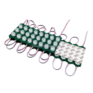 7520mm 1.5w 2w 3w işareti led modülü yeşil renk 3 cips 12v yan ışık enjeksiyon 2835 3030 led modülü - Product Image 3