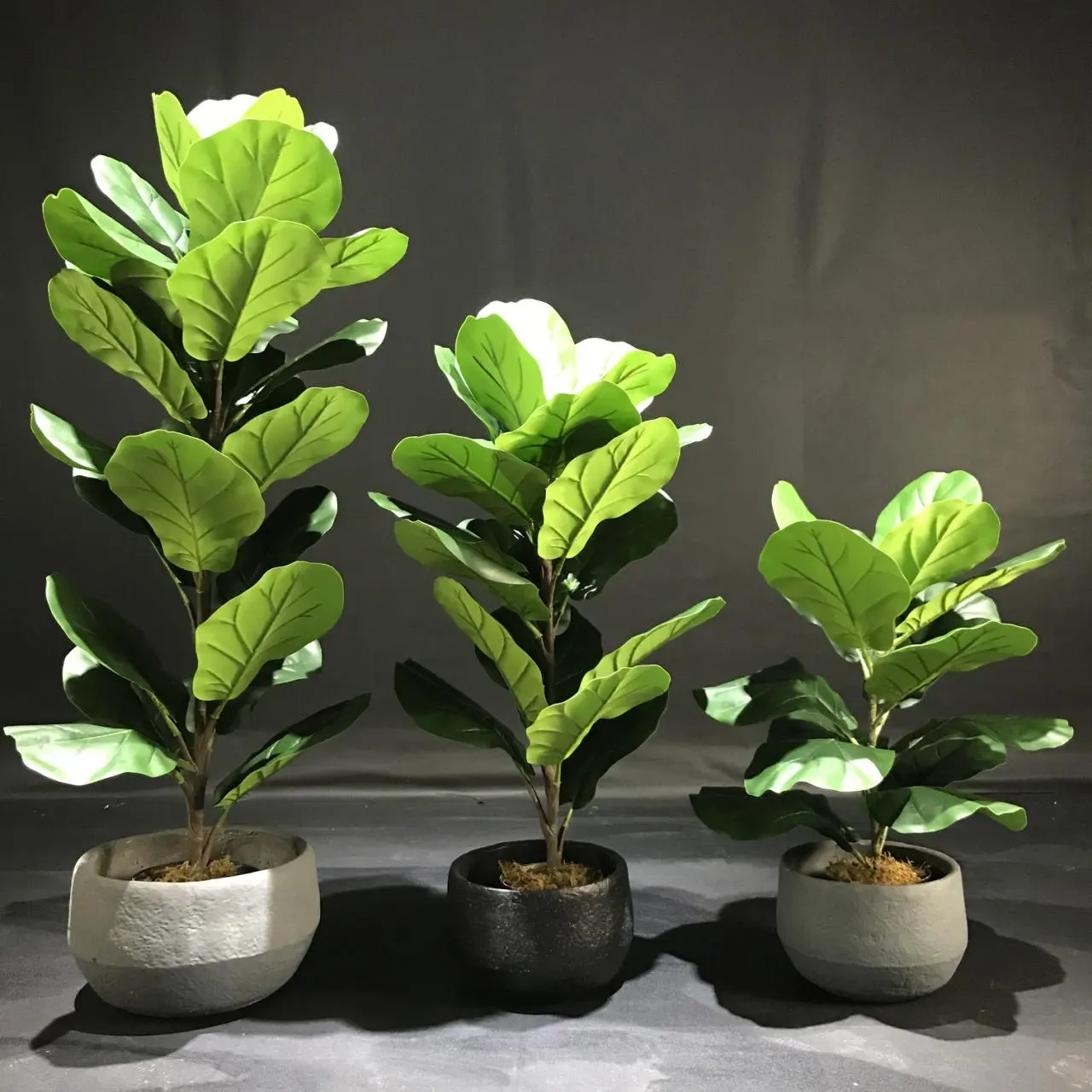 artificial trees for indoor decorative artificial green plant faux fiddle leaf tree potted