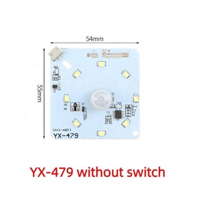 PIR Bewegungs sensor LED Nachtlicht platine USB-Aufladung Wiederauf lad bares Lampen steuer modul Induktion elektronische Komponenten - Product Image 2