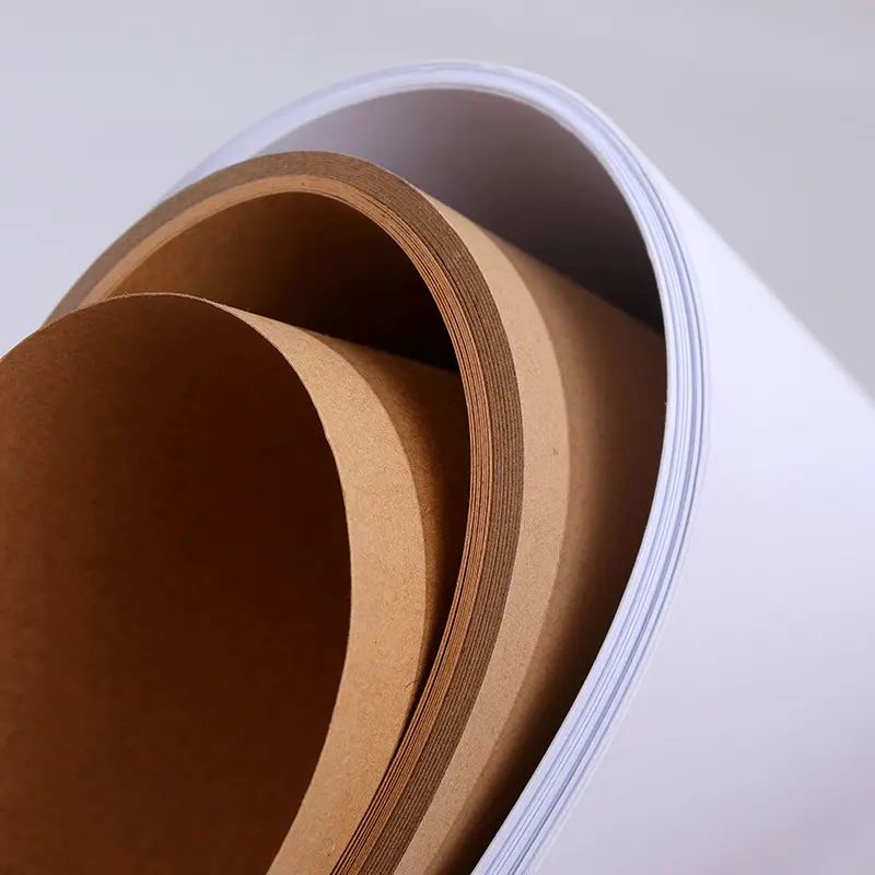 Guangtu high quality oem brown white black 70mm papel kraf para pintura automotriz 70 x 52 80g printed kraft paper