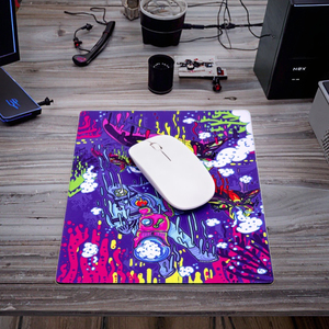 Custom Die Cut Heated Transfer Printed with Anti-Slip Base for <strong>Computer</strong> <strong>Use</strong> Featuring Custom Logo Super Soft Gaming <strong>Mouse</strong> Pad - Product Image 2