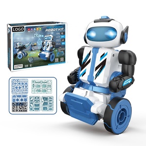 2,4 GHz 3 In 1 Smart Rc Roboters tiel Diy Baustein Robotik Kit Spielzeug Programmier bar Rc Smart Robot Lernspiel zeug für Kinder