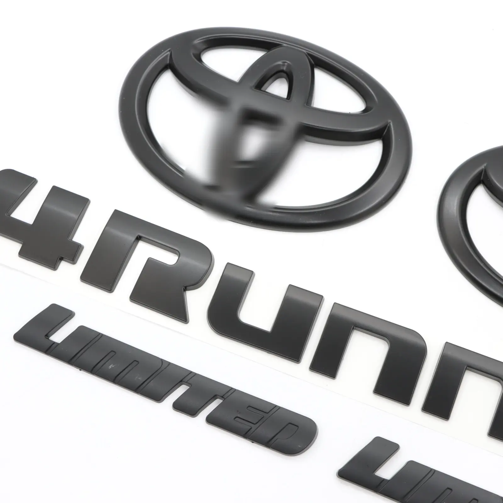 Car Sign Tag Awesome Black ABS 3D Emblem Badges Car Letter Decal Logo Sticker For TOYOTA 4runner 2014-2019