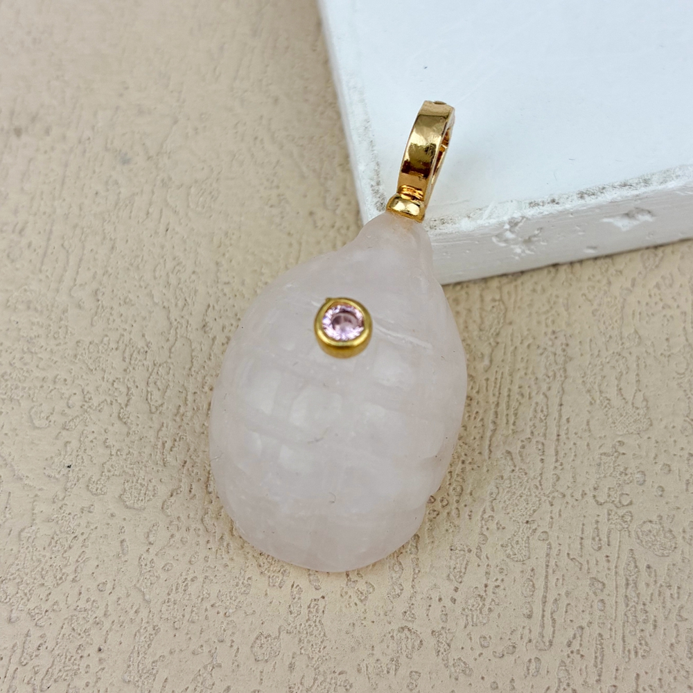 Quarzo rosa - oro