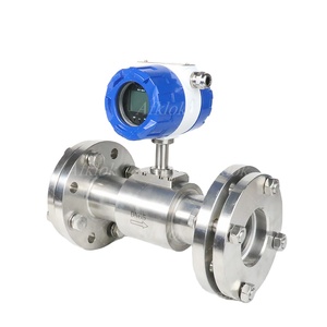 2,5 pulgadas DN65 Conexión de brida 4-20mA pulso Modbus salida turbina medidor de flujo SS304 caudalímetro para agua - Product Image 1