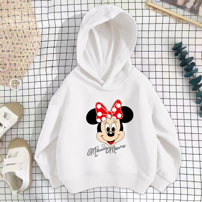 เสื้อสเวตเตอร์ลายตัวอักษร Minnie สีขาว