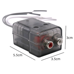 Adaptador de señal de altavoz de alto nivel a bajo nivel RCA, convertidor de Subwoofer de Audio de coche - Product Image 5