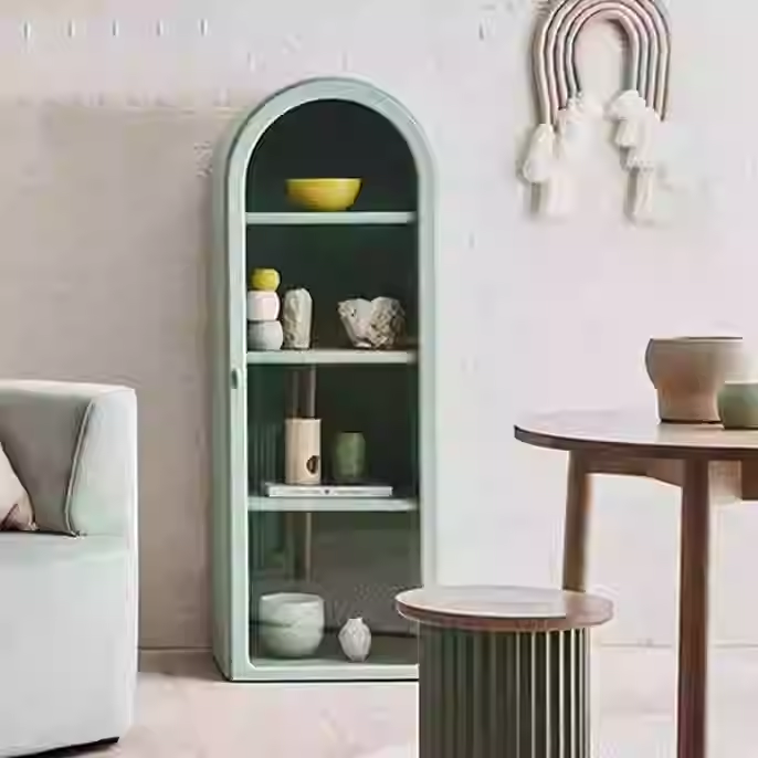 Glass door Light Green