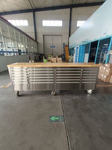 热卖功能辅助工具箱带轮子设计车库用机械工具包带抽屉OEM可定制 - Product Image 2