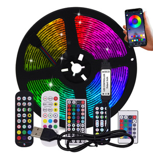 5V USB 5050 RGBIC LEDストリップライトストリング3キーコントロールPcTVバックライト5mホリデーデコレーション - Product Image 2