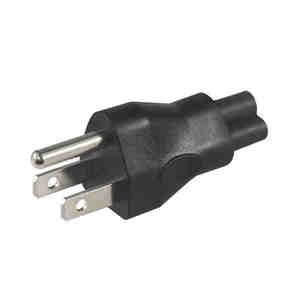 US 3 Pin <strong>Plug</strong> Insert Electrical USA Assembled <strong>Plug</strong> Insert IEC C5 <strong>Plug</strong> Converter - Product Image 1