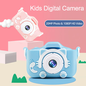 デュアルレンズ高解像度ビデオ自撮りカメラ付きの子供用カメラ玩具は、あなたの赤ちゃんのためのクリスマスと誕生日の贈り物です - Product Image 5