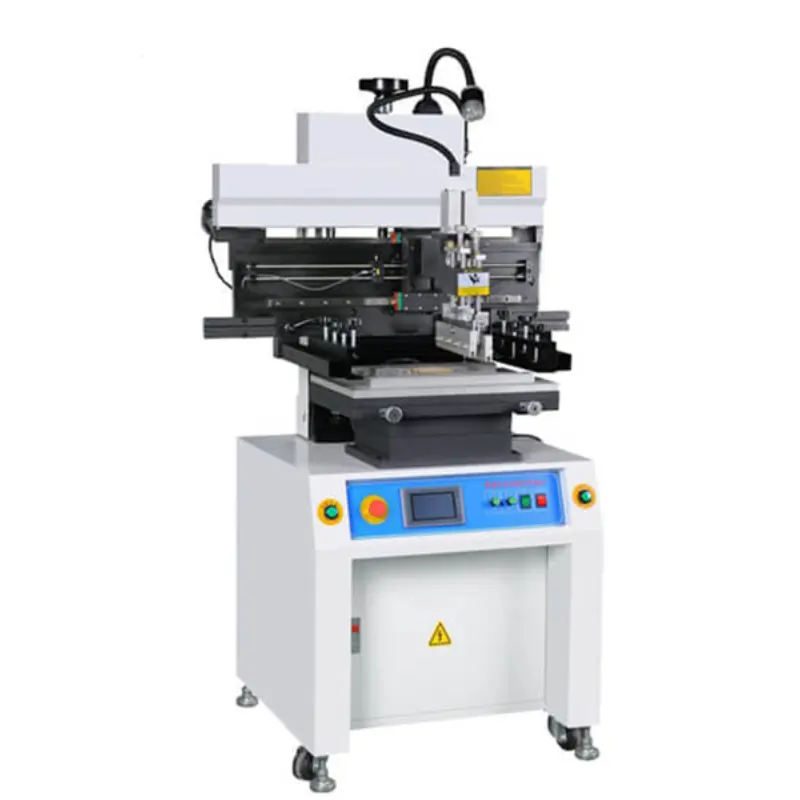 China líder fabricante KS- 500mm Máquina de impressora de pasta de solda semiautomática semi SMT impressora estêncil Impressora de estêncil de solda