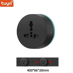 Enchufe de riel móvil de superficie de 40cm con adaptador de enchufe eléctrico Tuya Zigbee Pop enchufe inteligente estándar multifunción de 3 pines - Product Image 2