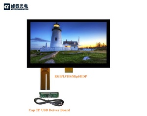 10,1 "Zoll vertikales <span class=keywords><strong>LCD</strong></span>-LED-<span class=keywords><strong>TFT</strong></span>-Anzeige modul mit kunden spezifischer resistiver kapazitiver Touchscreen-Abdeck linse