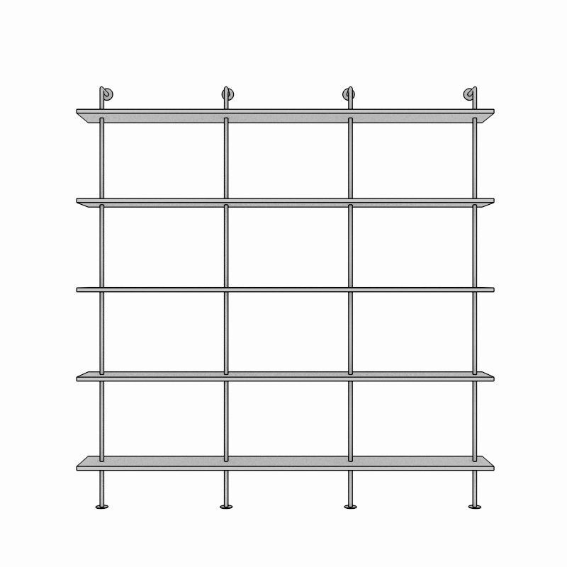 Laminato: 200*25*230cm