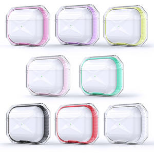 Yüksek kaliteli boş TPU <span class=keywords><strong>PC</strong></span> koruyucu kulaklık kutusu için airpods hava Pod kablosuz kulaklıklar 2 3 Pro kapak
