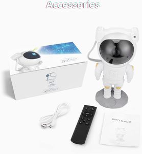 Astronot yıldız Galaxy projektör, uzay yıldızlı gece lambası bulutsusu tavan projeksiyon lambası ile zamanlayıcı ve uzaktan - Product Image 6