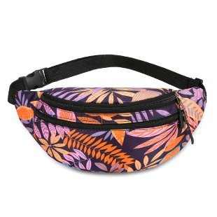 Sac banane camouflage violet