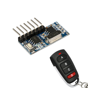 433-MHz-HF-Fernbedienungssender und 433-MHz-HF-Relais-Empfänger-Schaltermodul Drahtloser Schalter 4-Kanal-Ausgangssteuerschalter - Product Image 1