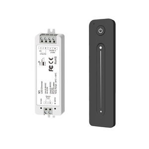 V1+R11 <strong>8A</strong>*1CH Wireless Single Color Remote + Receiver Dimmer <strong>Controller</strong> for LED Strip Light - Product Image 1