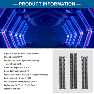 X Lighting Stage Effect RGB <strong>LED</strong> Light with Beam and Strobe - Product Image 4
