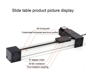 Synchronous Belt <strong>Linear</strong> Module <strong>Slide</strong> XYZ Three-axis Gantry Cross High-precision Mechanical Electric <strong>Slide</strong> <strong>Rail</strong> - Product Image 4